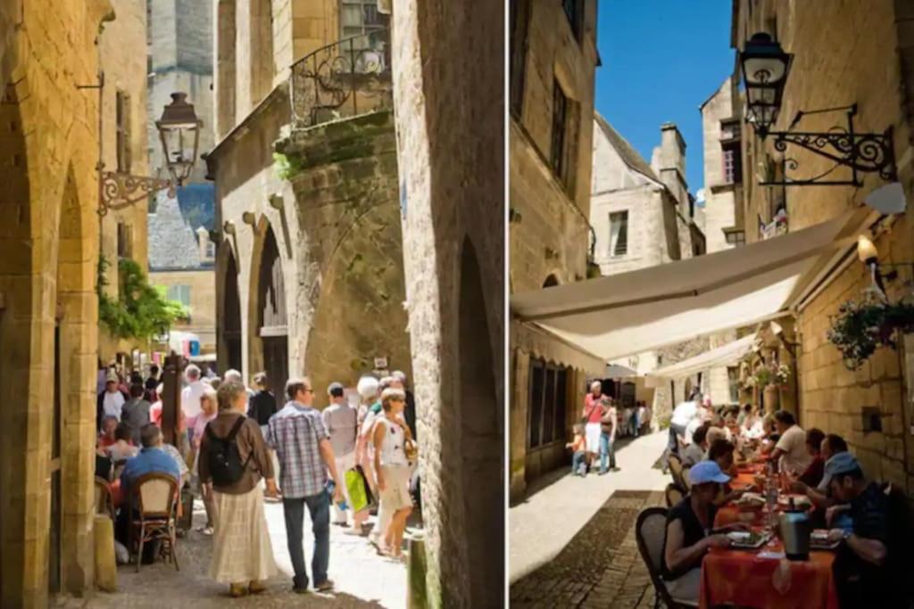 Appartement La Couronne Sarlat-La-Caneda Bagian luar foto